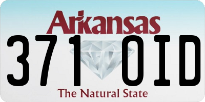 AR license plate 371OID