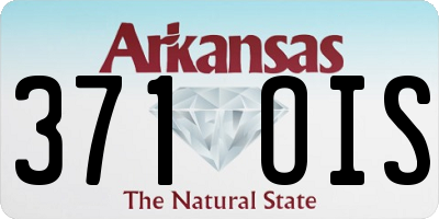 AR license plate 371OIS