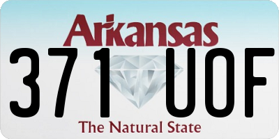 AR license plate 371UOF