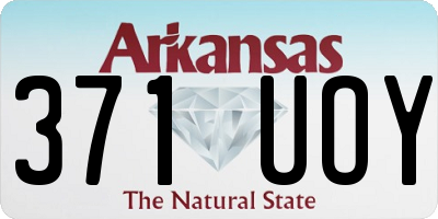 AR license plate 371UOY
