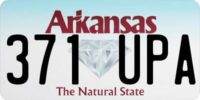 AR license plate 371UPA