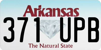 AR license plate 371UPB