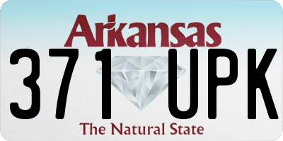 AR license plate 371UPK