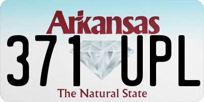 AR license plate 371UPL