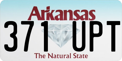 AR license plate 371UPT