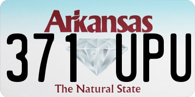 AR license plate 371UPU