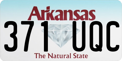 AR license plate 371UQC