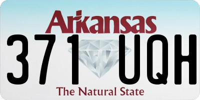 AR license plate 371UQH