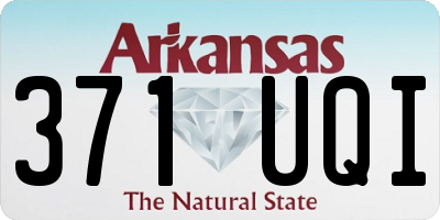 AR license plate 371UQI