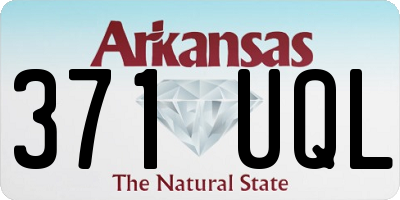AR license plate 371UQL