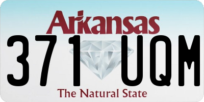 AR license plate 371UQM