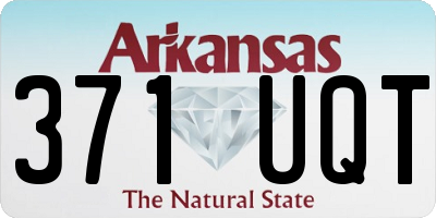 AR license plate 371UQT