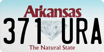 AR license plate 371URA