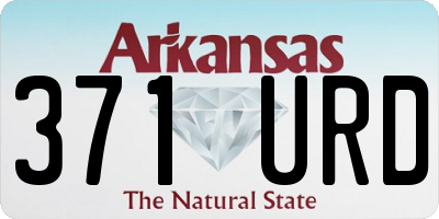 AR license plate 371URD