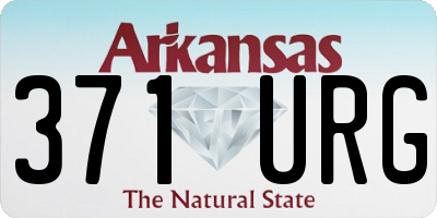 AR license plate 371URG