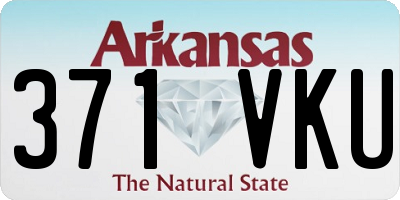 AR license plate 371VKU