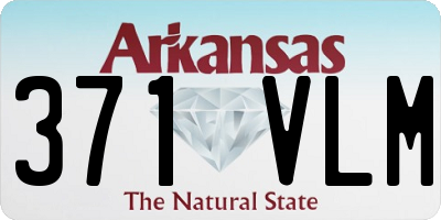 AR license plate 371VLM