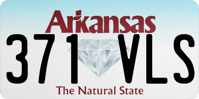 AR license plate 371VLS