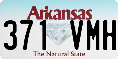 AR license plate 371VMH