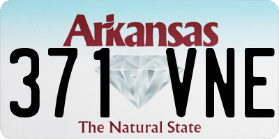 AR license plate 371VNE