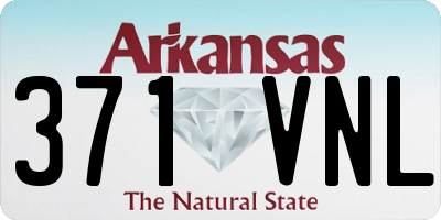 AR license plate 371VNL