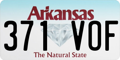 AR license plate 371VOF