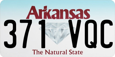 AR license plate 371VQC