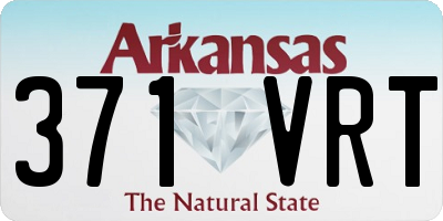 AR license plate 371VRT