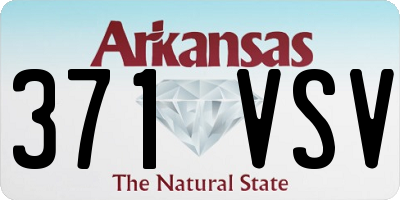 AR license plate 371VSV