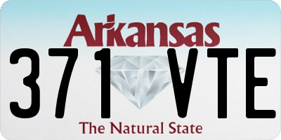 AR license plate 371VTE