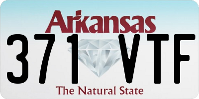 AR license plate 371VTF