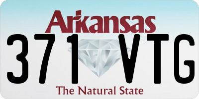 AR license plate 371VTG
