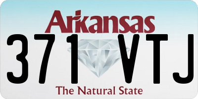 AR license plate 371VTJ