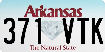 AR license plate 371VTK