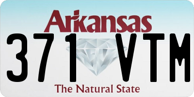 AR license plate 371VTM