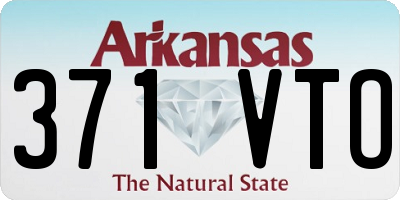 AR license plate 371VTO