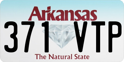 AR license plate 371VTP