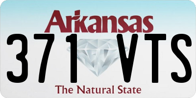 AR license plate 371VTS