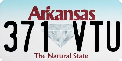 AR license plate 371VTU