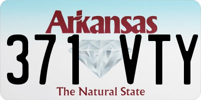 AR license plate 371VTY