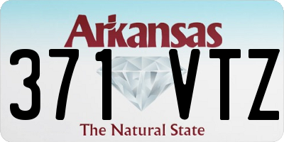 AR license plate 371VTZ
