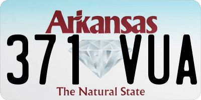 AR license plate 371VUA