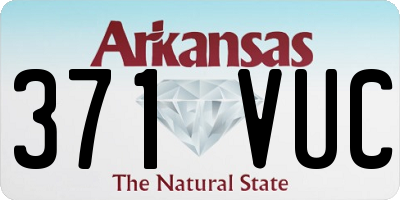AR license plate 371VUC