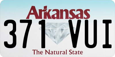 AR license plate 371VUI