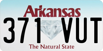 AR license plate 371VUT