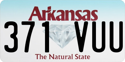 AR license plate 371VUU