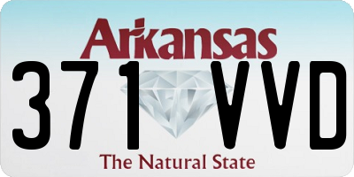 AR license plate 371VVD