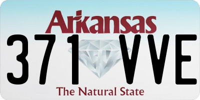 AR license plate 371VVE