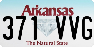 AR license plate 371VVG