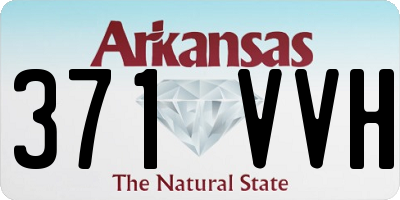 AR license plate 371VVH
